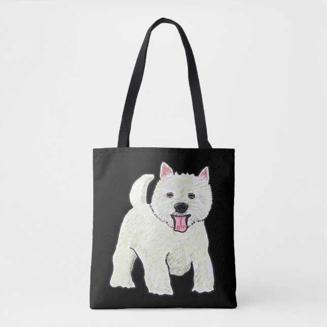 Tote Bag Westie West Highland White Terrier (Devant)