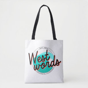 Tote Bag Westwords Fourre-tout (arrière - plan léger/person
