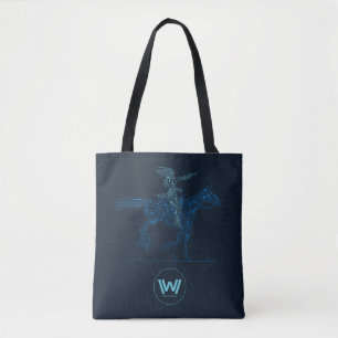 Tote Bag Westworld Dolores Riding Horse Circuit Graphique