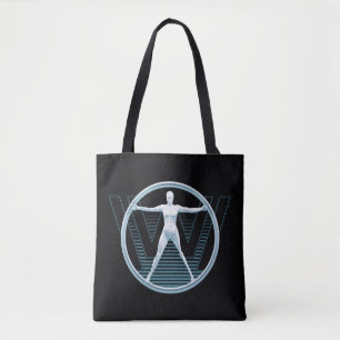Tote Bag Westworld Logo Vitruvian Android