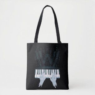 Tote Bag Westworld   Mains Android Sur Piano Joueur
