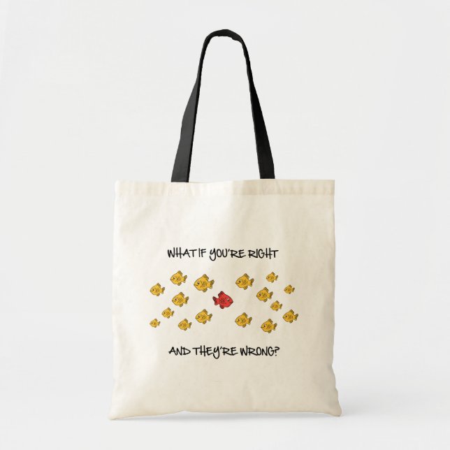 Tote Bag What if you're right? (Devant)