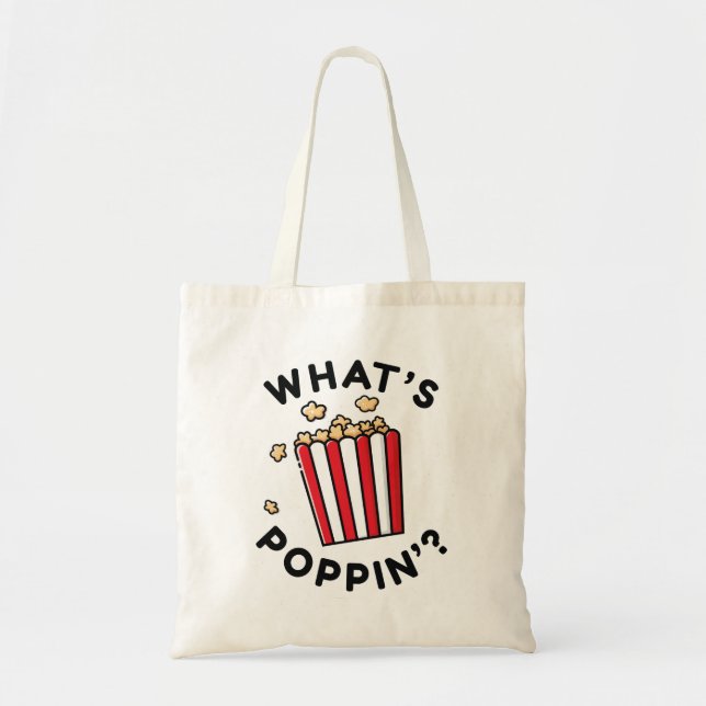 Tote Bag What’s Poppin’ (Devant)