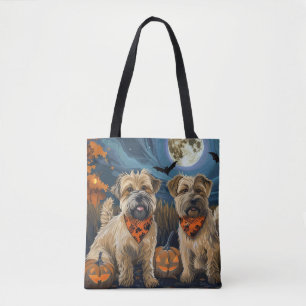 Tote Bag Wheaten Terrier Halloween Éffrayant