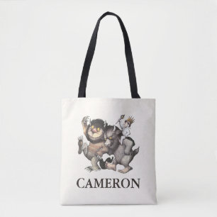 Tote Bag Where the Wild Things Are Add Your Name