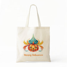 Whimsical Happy Citrouille Halloween