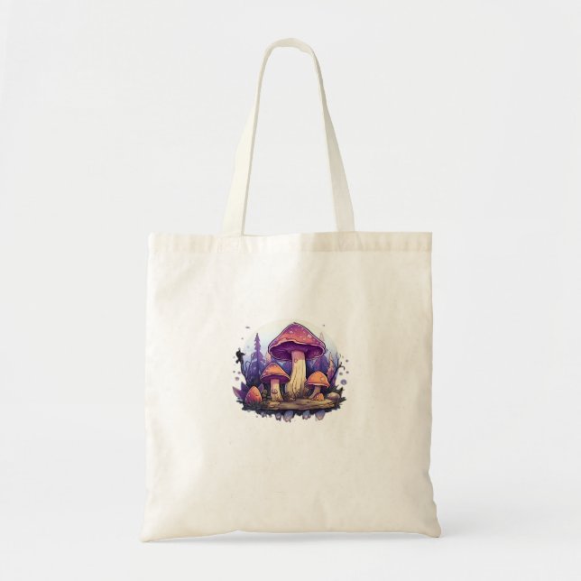 Tote Bag Whimsigoth Champignons Et Crystals Classique (Devant)