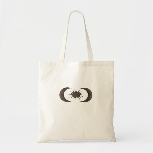Tote Bag Whimsigoth Soleil Et Lunes (Devant)