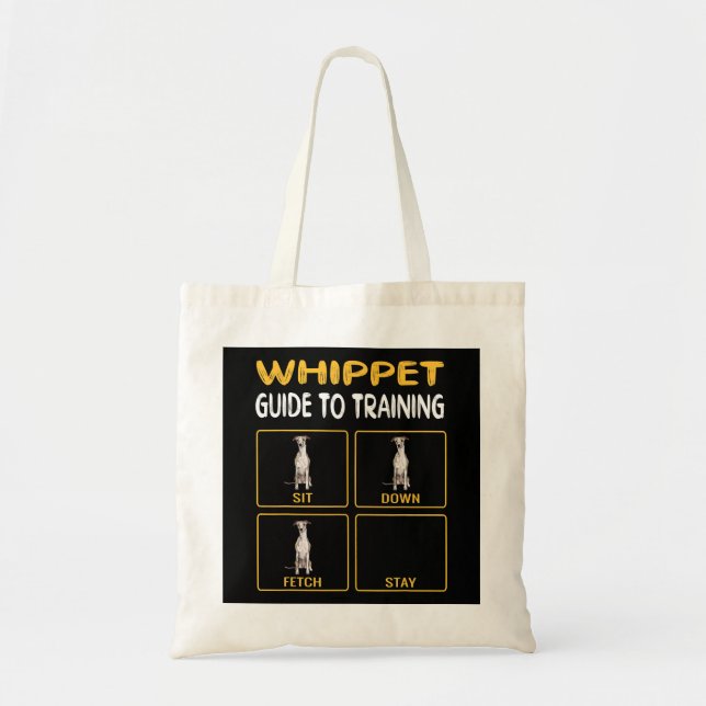Tote Bag Whippet Guide Pour L'Entraînement De L'Obéissance  (Devant)