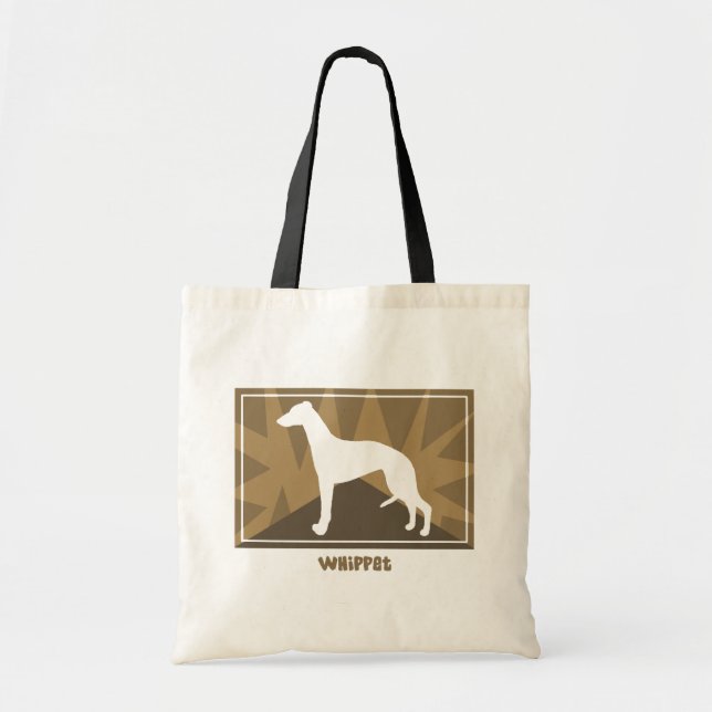 Tote Bag Whippet terreux (Devant)