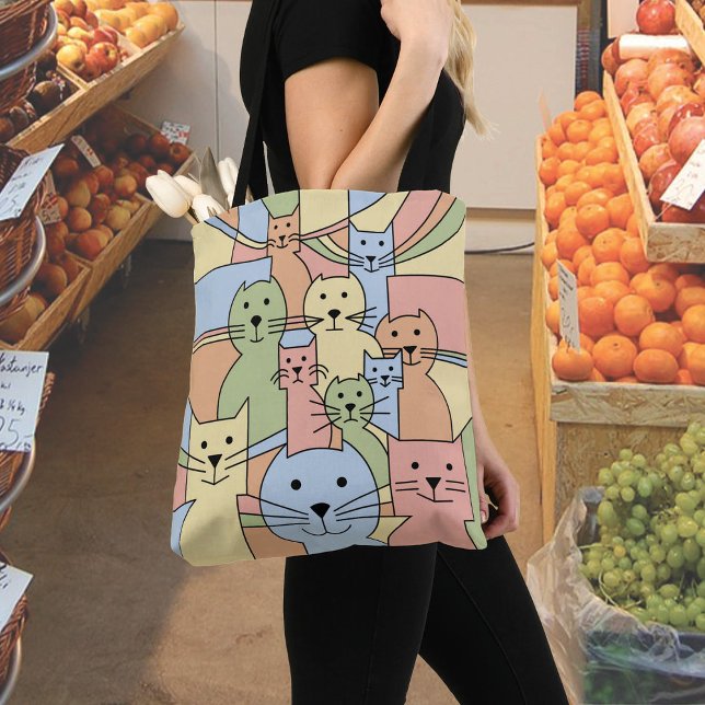 Tote Bag Whisker Wonders Cat (Tote bag by Mara Branco
Whisker Wonders Cats
)