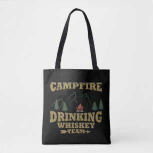 Tote Bag Whiskey cite d'amusants propos de campeurs de camp
