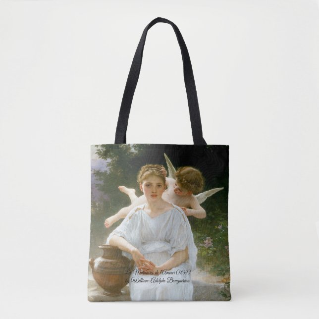 Tote Bag Whisperings of Love de Bouguereau (Devant)