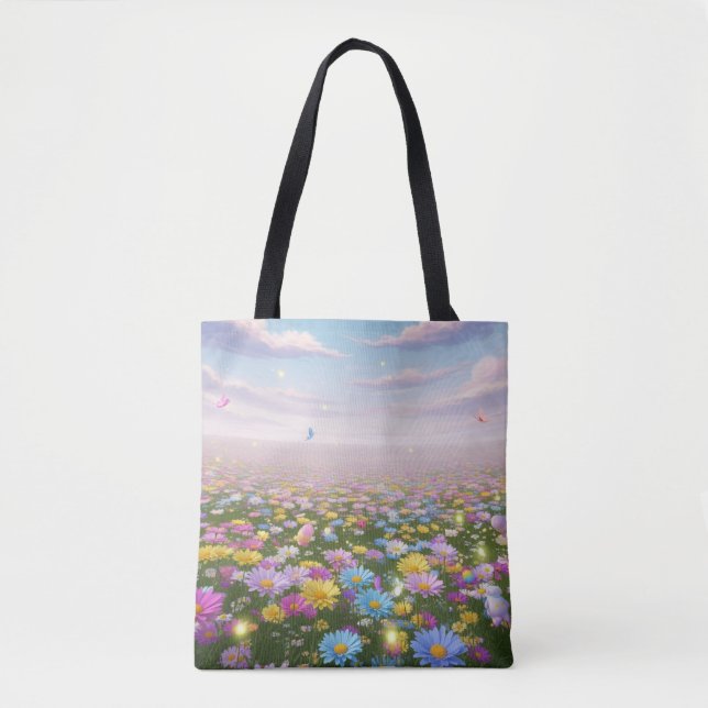 Tote Bag Whispers Du Pastel Meadow (Devant)