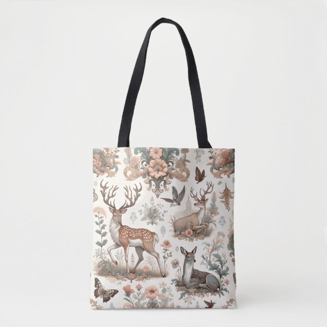 Tote Bag Whispers Forêt Enchantée : Faune victorienne (Devant)