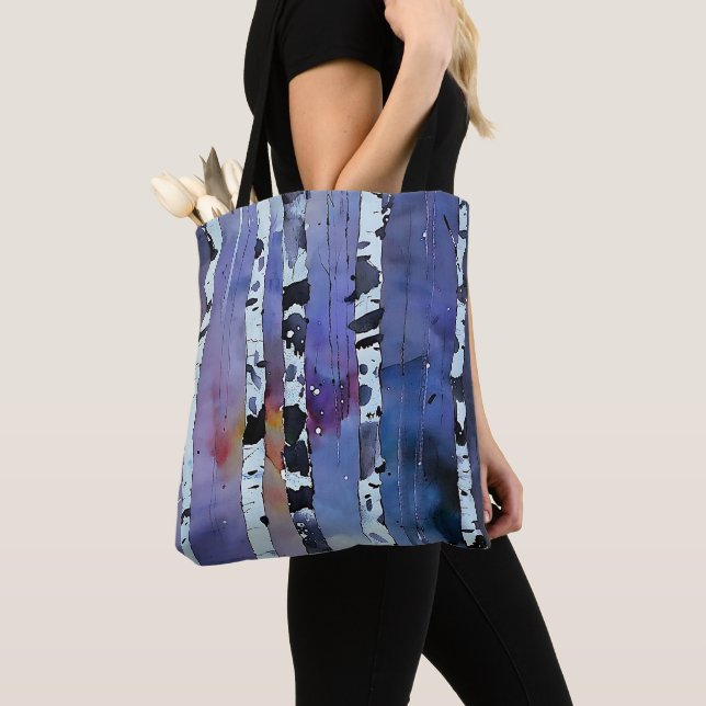 Tote Bag Whispers of the Winter Woods (De près)