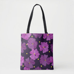Tote Bag Whispers Violet : Elégance de l'aquarelle florale