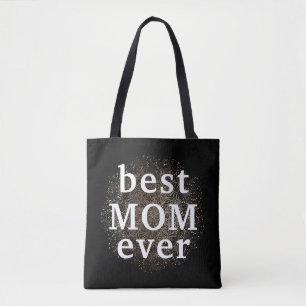 Tote Bag White Gold Floral MOM Formellement Élégante Fête d