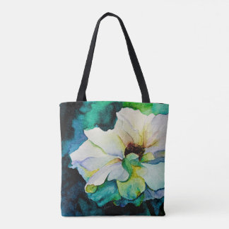 Tote Bag White Rose Totebag