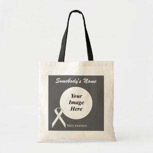 Tote Bag White Standard Ribbon Modèle par Kenneth Yoncich