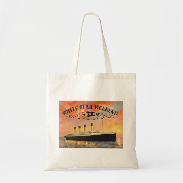 Tote Bag White Star Weekend Grand Fourre-tout commémorative (Devant)