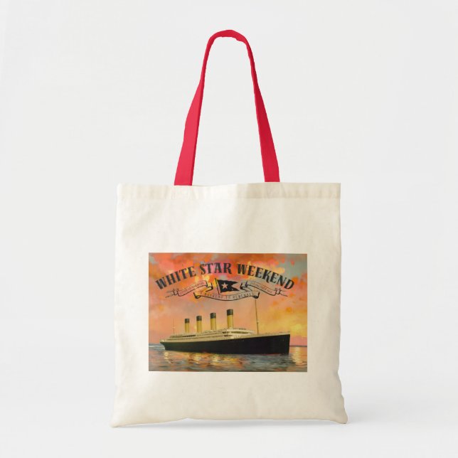 Tote Bag White Star Weekend Souvenir Fourre-tout (Devant)