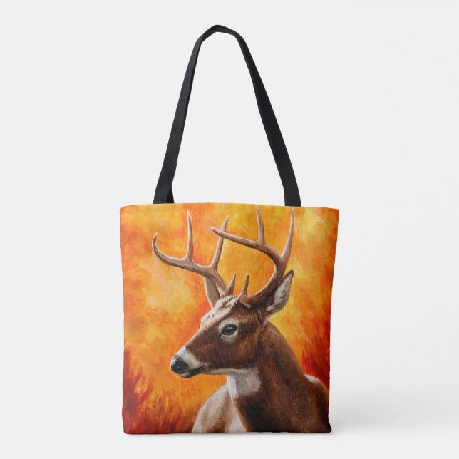 Tote Bag Whitetail Deer (Dos)