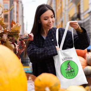 Tote Bag Wicked mignon Personnalisé Halloween Fourre-tout
