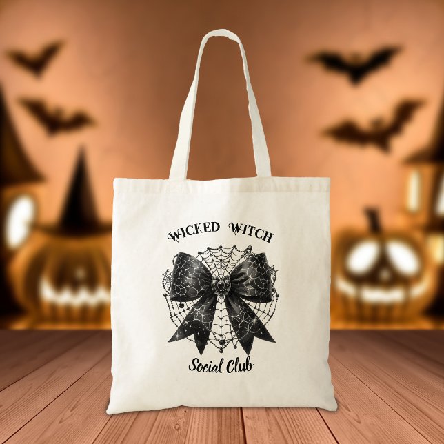 Tote Bag Wicked Witch Social Club Coquette (Créateur téléchargé)