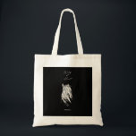 Tote Bag Wild at Heart Nom personnalisé Black Bridesmaid<br><div class="desc">Wild at Heart Custom Fourre-tout. Noir.</div>