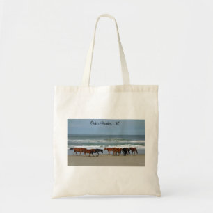 Tote Bag Wild Hors Outer Banks NC