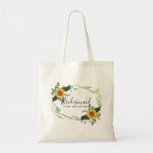 Tote Bag Will You Be Bridesmaid Maid Honor Thank You Mother