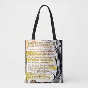 Tote Bag William Blake "le Tyger", plat 36 (Bentley 42)