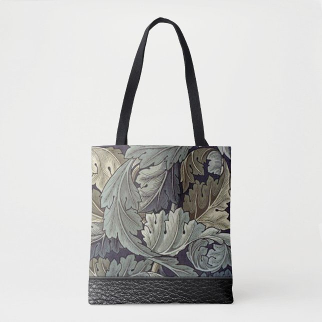 Tote Bag William Morris Acanthus Art nouveau feuille (Devant)