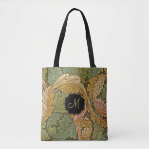 Tote Bag William Morris Acanthus avec Monogramme
