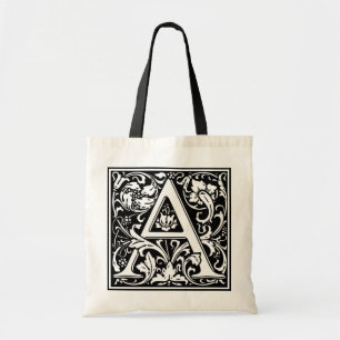 Tote Bag William Morris Alphabet "A"