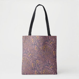Tote Bag William Morris Artichoke Vin et or