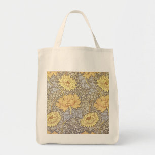 Tote Bag William Morris Chrysanthemum Fleurs maman