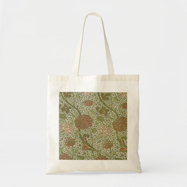 Tote Bag William Morris Cray Fleur de Sage Floral Botanique (Devant)