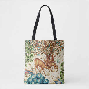 Tote Bag William Morris Deer par une tapisserie de Brook be