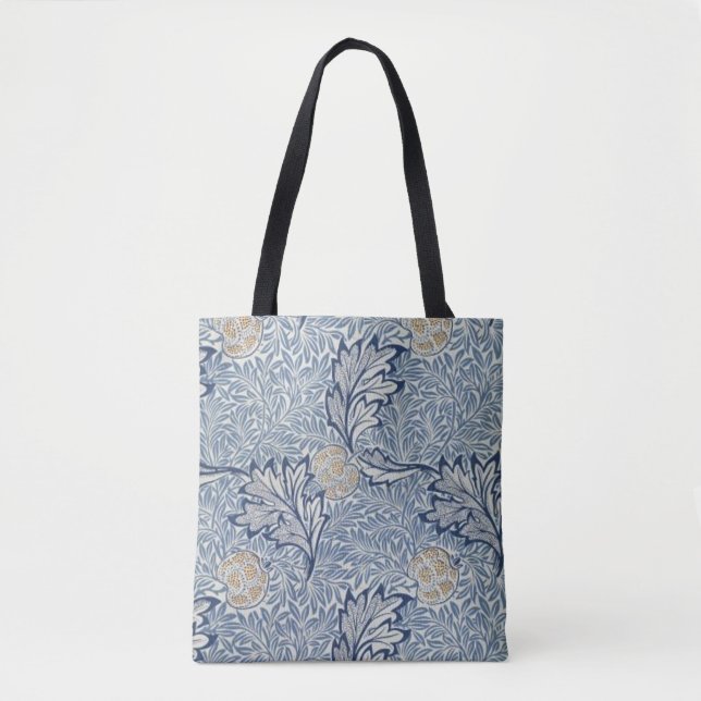 Tote Bag William Morris Flower Floral Design (Devant)