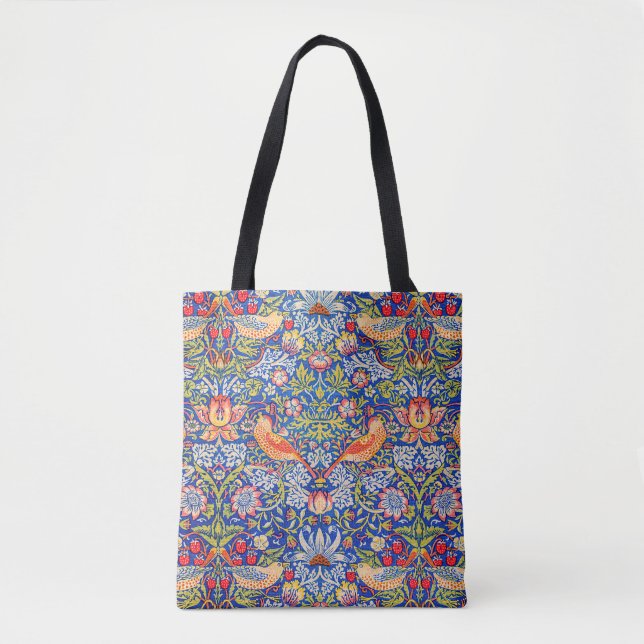 Tote Bag William Morris Fraise voleur célèbre tableau (Devant)