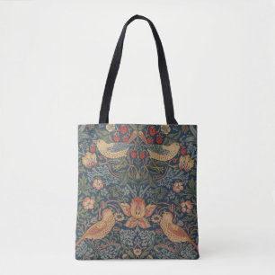 Tote Bag William Morris Fraise Voleurs Oiseaux