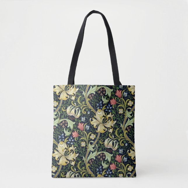 Tote Bag William Morris Golden Lily modèle floral (Devant)