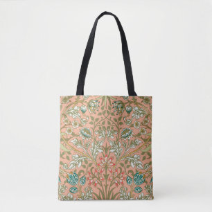 Tote Bag William Morris Hyacinth Flower Rose Art