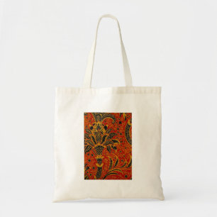Tote Bag William Morris India Rouge Floral Vintage Classiqu
