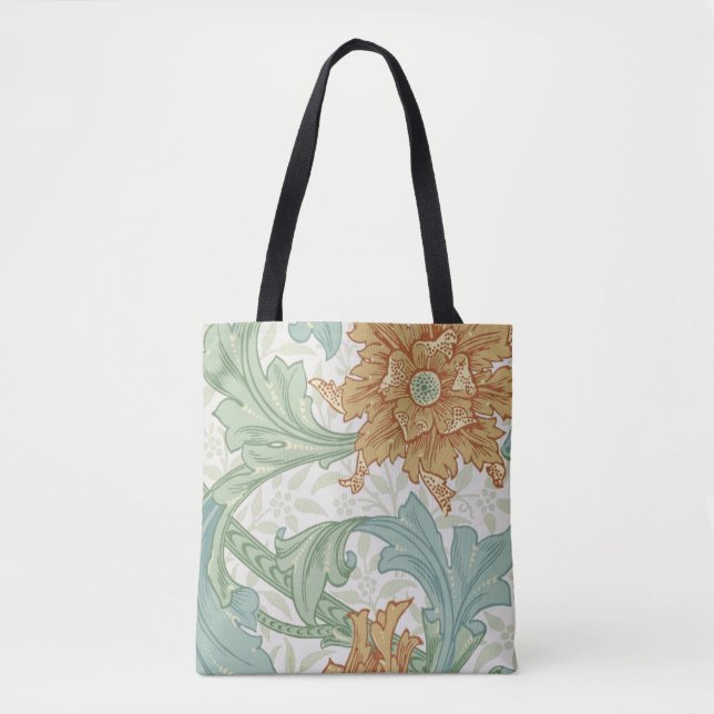 Tote Bag William Morris modèle floral à tige unique (Devant)