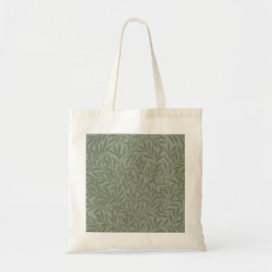 Tote Bag William Morris Motif Saule Antique Vert Sauge