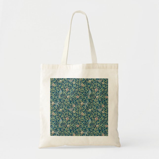 Tote Bag William Morris Oiseau et Grenade (Devant)