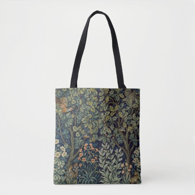 Tote Bag William Morris Pheasier Bois Bois (Devant)